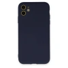 İphone 11 Kılıf Nano İçi Kadife Silikon - Lacivert