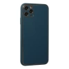 İphone 11 Pro Kılıf Coco Deri Silikon Kapak - Mavi