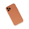 İphone 11 Pro Kılıf Nano İçi Kadife Silikon - Mat Turuncu
