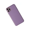 İphone 11 Pro Max Kılıf Coco Deri Silikon Kapak - Lila