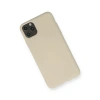 İphone 11 Pro Max Kılıf Nano İçi Kadife Silikon - Bej