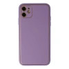 İphone 12 Kılıf Coco Deri Silikon Kapak - Lila