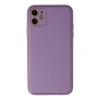 İphone 12 Kılıf Coco Deri Silikon Kapak - Lila