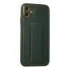 İphone 12 Kılıf Coco Deri Standlı Kapak - Yeşil