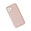 İphone 12 Pro Kılıf Coco Deri Silikon Kapak - Pembe
