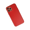 İphone 12 Pro Kılıf Coco Karbon Silikon - Kırmızı