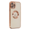 İphone 12 Pro Kılıf Slot Silikon - Rose Gold