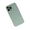 İphone 13 Pro Kılıf Nano İçi Kadife Silikon - Su Yeşili
