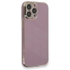 İphone 13 Pro Kılıf Volet Silikon - Mor
