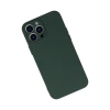 İphone 13 Pro Max Kılıf Nano İçi Kadife Silikon - Koyu Yeşil