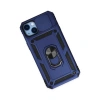 İphone 14 Plus Kılıf Pars Lens Yüzüklü Silikon - Lacivert