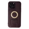 İphone 14 Pro Kılıf Merkür Magneticsafe Standlı Kapak - Derin Mor