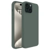 İphone 15 Plus Kılıf First Silikon - Koyu Yeşil