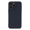 İphone 15 Pro Max Kılıf Nano İçi Kadife Silikon - Lacivert