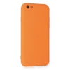 İphone 6 Kılıf Nano İçi Kadife Silikon - Turuncu