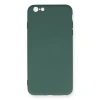 İphone 6 Plus Kılıf Nano İçi Kadife Silikon - Koyu Yeşil
