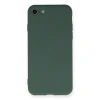 İphone 7 Kılıf Nano İçi Kadife Silikon - Koyu Yeşil