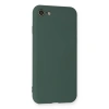 İphone 7 Kılıf Nano İçi Kadife Silikon - Koyu Yeşil