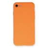 İphone 7 Kılıf Nano İçi Kadife Silikon - Turuncu