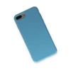 İphone 7 Plus Kılıf Nano İçi Kadife Silikon - Mavi