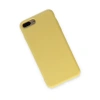 İphone 7 Plus Kılıf Nano İçi Kadife Silikon - Sarı