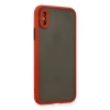 İphone X Kılıf Montreal Silikon Kapak - Kırmızı