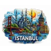 İstanbul Temalı Silikon Buzdolapı Süsü Magnet Alk5373