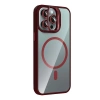 Joko Apple İphone 14 Pro Max Remim Lensli Magsafe Standlı Kapak - Bordo