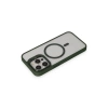 Joko Apple İphone 15 Pro Max Kılıf Roblox Lens Magsafe Standlı Kapak - Koyu Yeşil