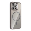 Joko Apple İphone 15 Pro Max Remim Lensli Magsafe Standlı Kapak - Titan Gri