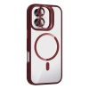 Joko Apple İphone 16 Plus Remim Lensli Magsafe Standlı Kapak - Bordo