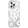 Joko Apple İphone 16 Pro Floral Magsafe Kapak - Beyaz