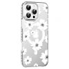 Joko Apple İphone 16 Pro Max Floral Magsafe Kapak - Beyaz