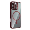 Joko Apple İphone 16 Pro Remim Lensli Magsafe Standlı Kapak - Bordo