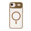 Joko Apple İphone 17 Air Remim Lensli Magsafe Standlı Kapak - Kahverengi