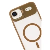 Joko Apple İphone 17 Air Remim Lensli Magsafe Standlı Kapak - Kahverengi