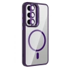 Joko Samsung Galaxy S24 Fe Remim Lensli Magsafe Standlı Kapak - Derin Mor