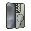 Joko Samsung Galaxy S24 Fe Remim Lensli Magsafe Standlı Kapak - Koyu Yeşil