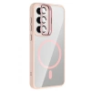 Joko Samsung Galaxy S24 Fe Remim Lensli Magsafe Standlı Kapak - Pembe