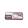 Joko Samsung Galaxy S25 Remim Lensli Magsafe Standlı Kapak - Bordo
