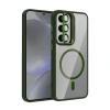 Joko Samsung Galaxy S25 Remim Lensli Magsafe Standlı Kapak - Koyu Yeşil