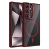 Joko Samsung Galaxy S25 Ultra Remim Lensli Magsafe Standlı Kapak - Bordo