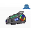 K19 Kameralı Motosiklet Kask Bluetooth Kulaklık Su Geçirmez Intercom Radyolu Hafıza Kartlı
