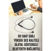Kablolu Boyun Askılı Dijital Göstergeli Bluetooth Kulaklığı 60 Saat