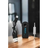 Kablosuz Bluetooth Aux Araç Kiti Siyah Hafıza Kartlı