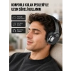 Kablosuz Bluetooth Kulaklık 5.0 18 Saat Kullanım Dinamik Sürücü Siyah Yeni Nesil