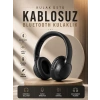 Kablosuz Bluetooth Kulaklık Kulak Üstü Mikrofonlu 5.0 Bluetooth Anc Özelliği