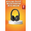Kablosuz Bluetooth Kulaklık Kulak Üstü Mikrofonlu 5.0 Bluetooth Anc Özelliği