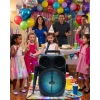 Kablosuz Karaoke Hoparlör Mikrofonlu Rgb Işıklı Bluetooth Speaker Usb Tf Kart Destekli