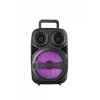 Kablosuz Karaoke Hoparlör Mikrofonlu Rgb Işıklı Bluetooth Speaker Usb Tf Kart Destekli